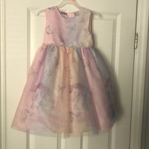 Bluber girls ball gown